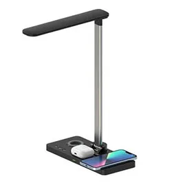 Veles - Memorii 3 In 1 Wireless Charger With Desk Lamp - Black