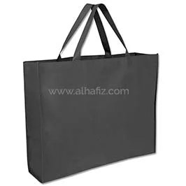 Non-woven Shopping Bag Horizontal - Black