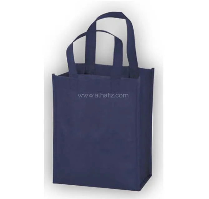 Non-Woven Shopping Bag Vertical Navy Blue