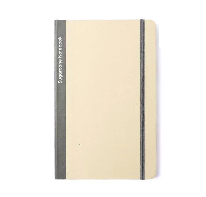 BUREN - eco-neutral Sugarcane Paper A5 Notebook - Grey