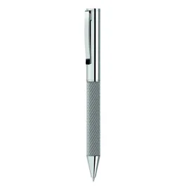 Uma - Mesh Premium Metal Ballpoint Pen - Silver