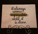 Ceramic Tile - Motivational Quote