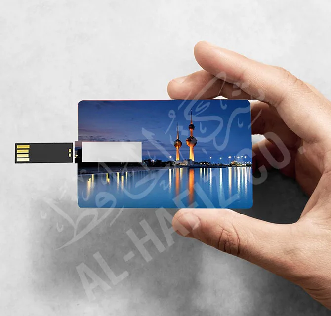 Card-Shaped USB Flash Drive with Photo Print