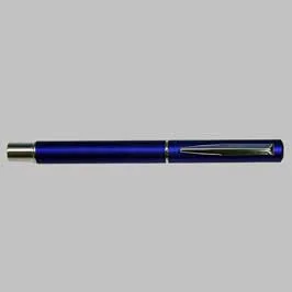 Plastic Pen with Cap - Dark Blue