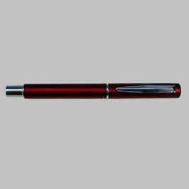 Plastic Pen with Cap - Red