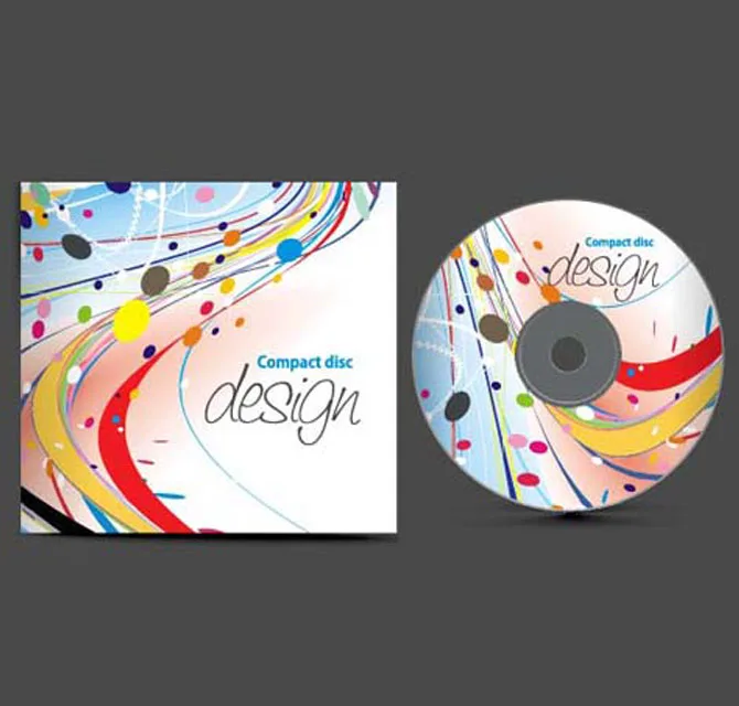 طباعة أغلفة وملصقات CD مخصصة