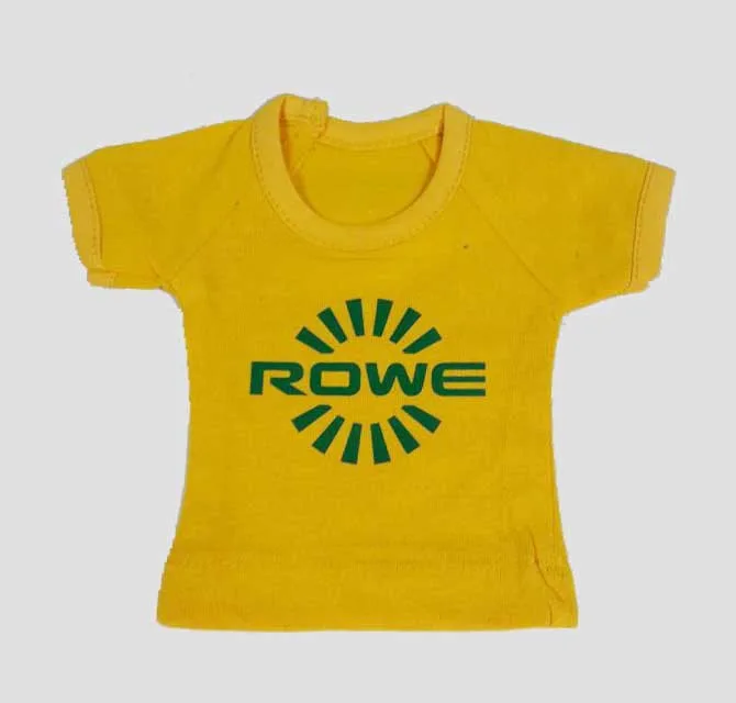 Custom Printed T Shirt (Yellow) - Rowe