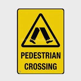 Pedestrian Crossing Signage
