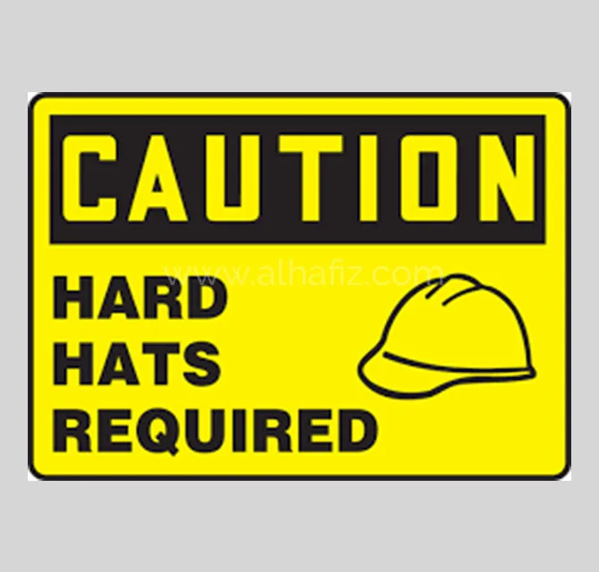 Safety Helmet Caution
