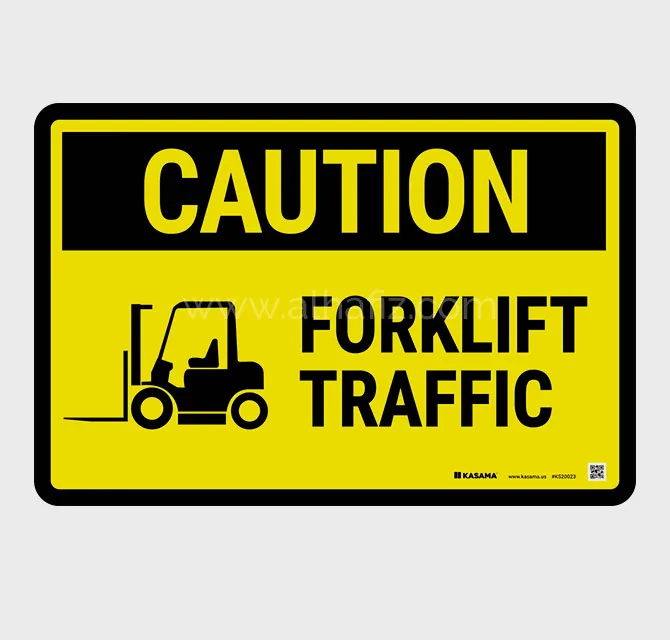 Caution Forklift Traffic Sign