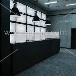 Acrylic Counter Partition for Reception Desks