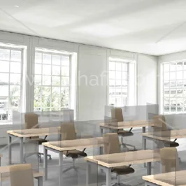 Acrylic Desk Partitions for Lecture Halls