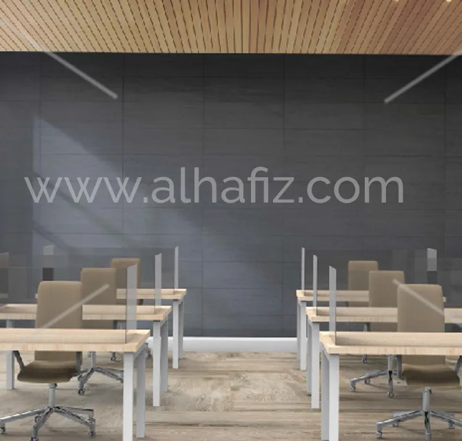 Acrylic Desk Partitions for Training Rooms