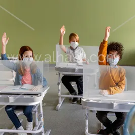 Acrylic Shields for Individual Student Desks