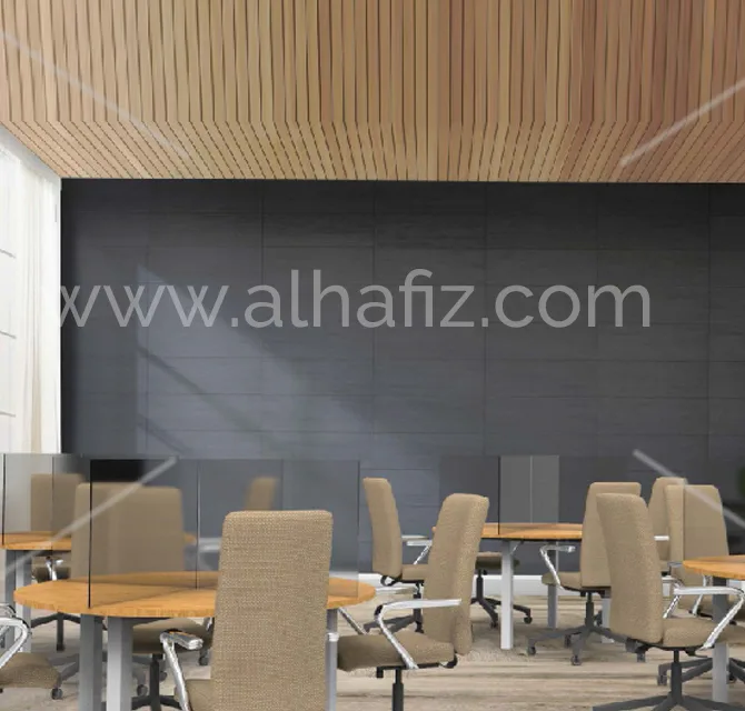Acrylic Table Partitions for Meeting Rooms