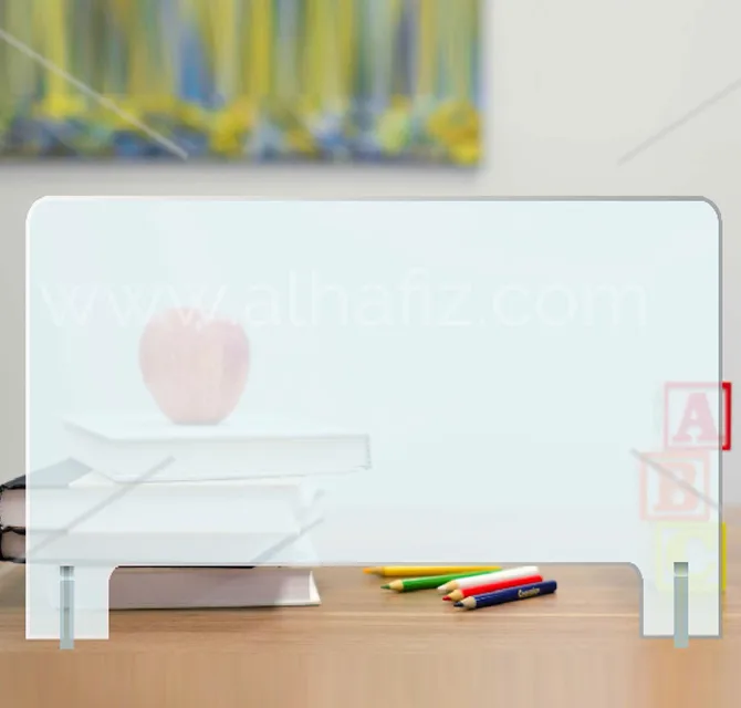 Freestanding Acrylic Sneeze Guard