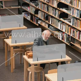 Frosted Acrylic Library Desk Dividers
