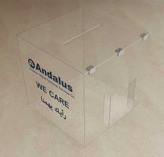 Acrylic Donation Box