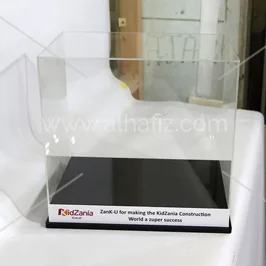 Clear Acrylic Display Case With Printed Base Plate