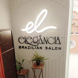 Backlit Acrylic Logo Sign For Salons