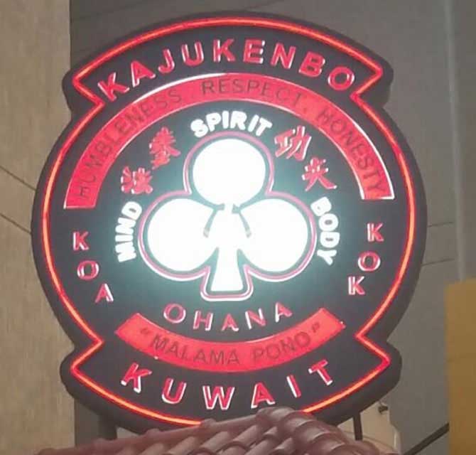EMBOSSED ACRYLIC PUSH THROUGH SIGN (LED-ILLUMINATED)