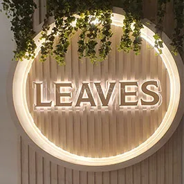 Round Backlit Acrylic Sign With Halo Lighting