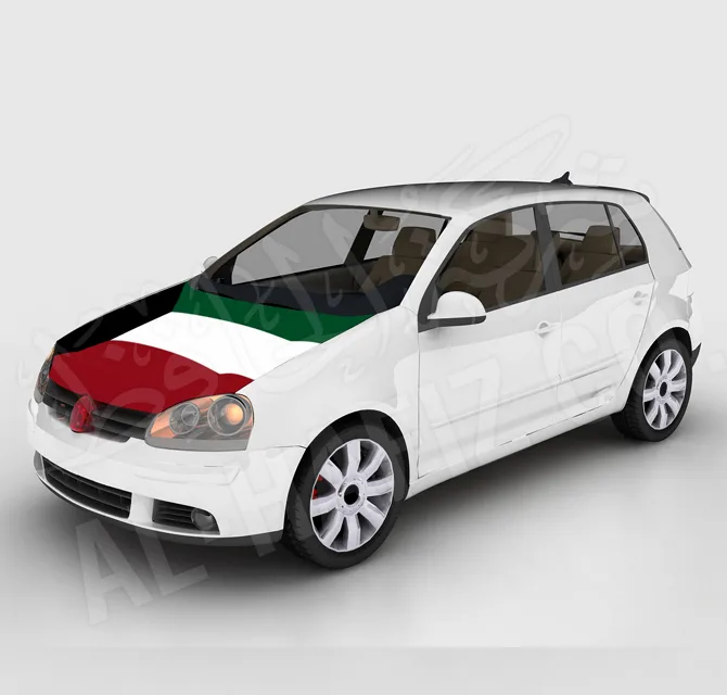 علم سيارة رياضية