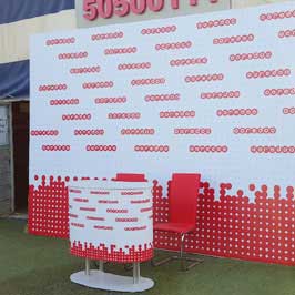 Backdrop Banner With Information Desk Backdrop Banner With Information Desk