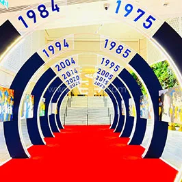 Event Entrance Arch Tunnel With Timeline Graphics Event Entrance Arch Tunnel With Timeline Graphics