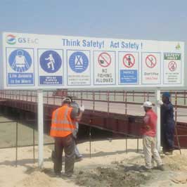 Safety Signage - Deep Water Construction Safety Signage - Deep Water Construction
