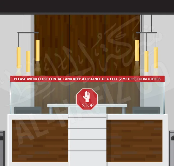 حاجز مكتب قائم بذاته
