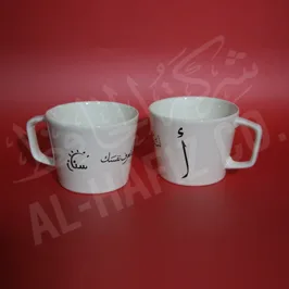 طباعة سلك سكرين مخصصة على الأكواب