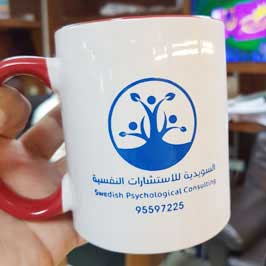 طباعة سلك سكرين  ـ  مجات القهوة