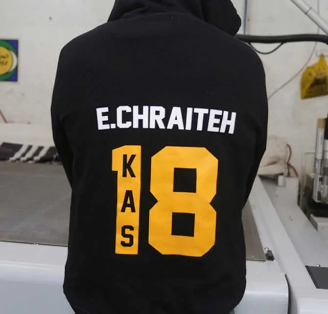 Silk Screen Printing - Hoods