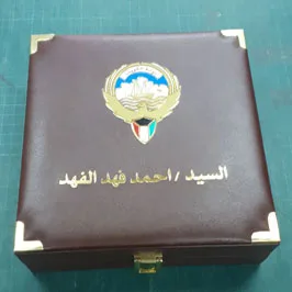 صندوق جلدي مطبوع بـ UV
