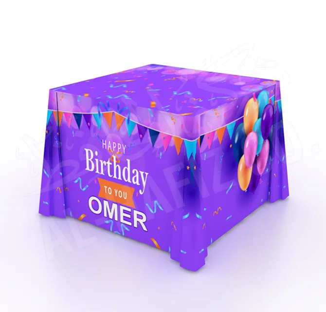 Birthday Wishes Table Cover 