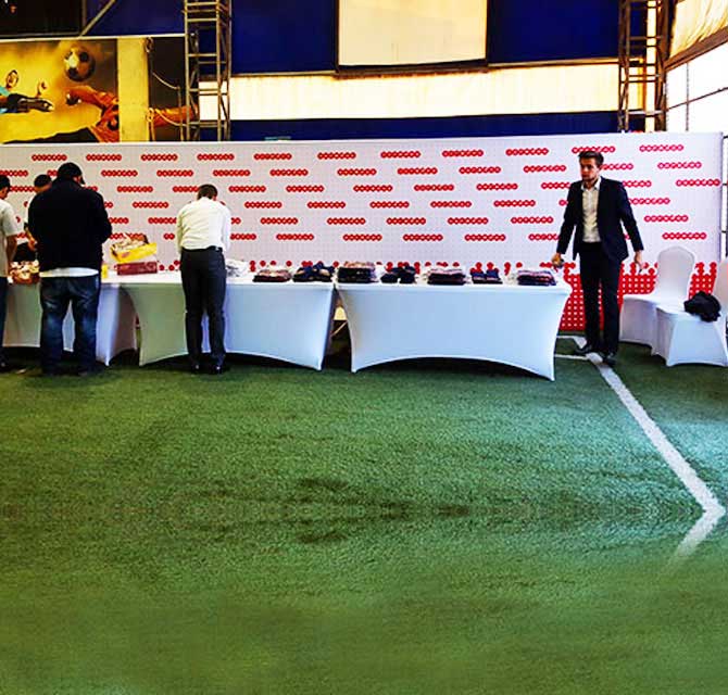 Multi Brand Backdrop Banner Stand