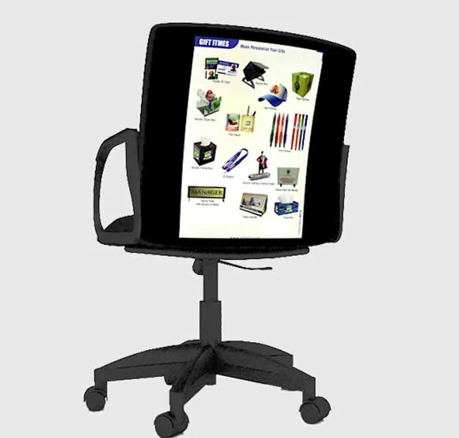 Digital Fabric Printed - Office Chair (Back 2)
