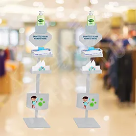 Hand Sanitizer Floor Stand