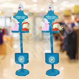 Hand Sanitizer Floor Stand Station