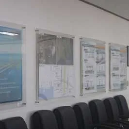 Acrylic Posters with Metal Standoffs