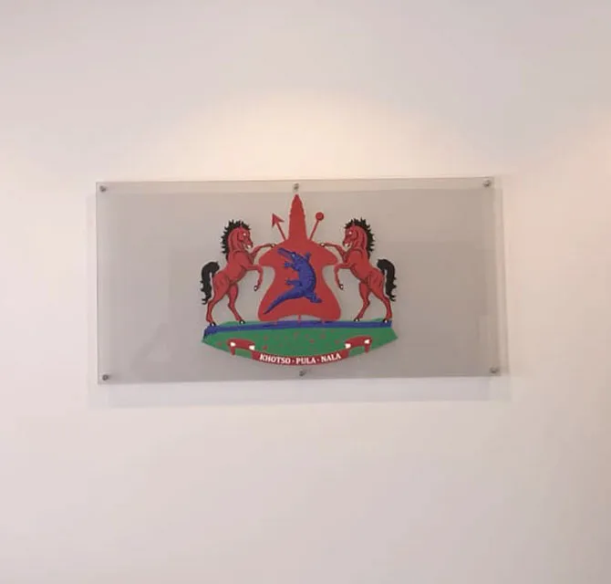 Acrylic Wall Plaque with Printed Emblem