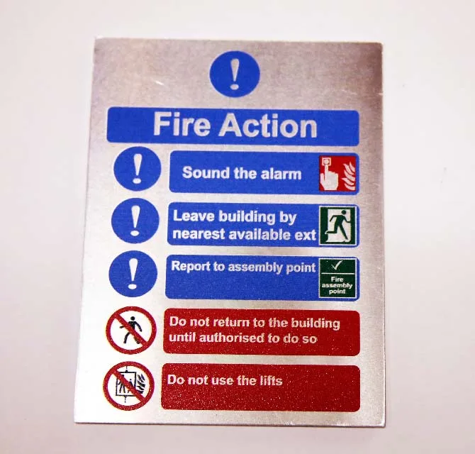 Customized Metal Safety Sign