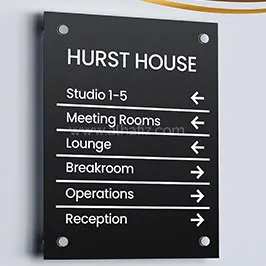 Office Directory Wayfinding Sign