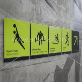 Sports Facility Wayfinding Signs