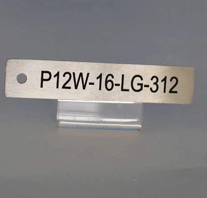 Laser Engraved Number Plate