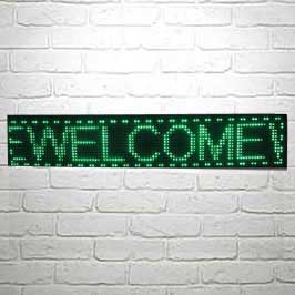 Led Advertisement Display - Green