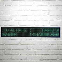 Led Advertisement Display - Green