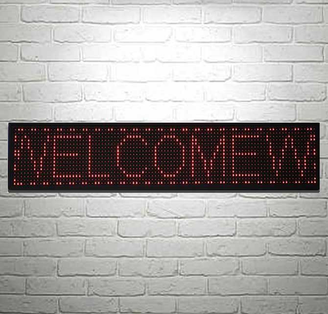 Led Advertisement Display - Red