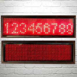 Led Name Plate - Red